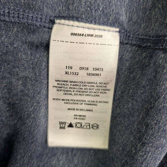 Womens Columbia Gray Omni Wick Shirt Long Sleeve Crew Neck Polyester Stretch L - Picture 5 of 9